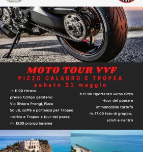 Moto Tour VVF Pizzo Calabro e Tropea – 21 Maggio 2022
