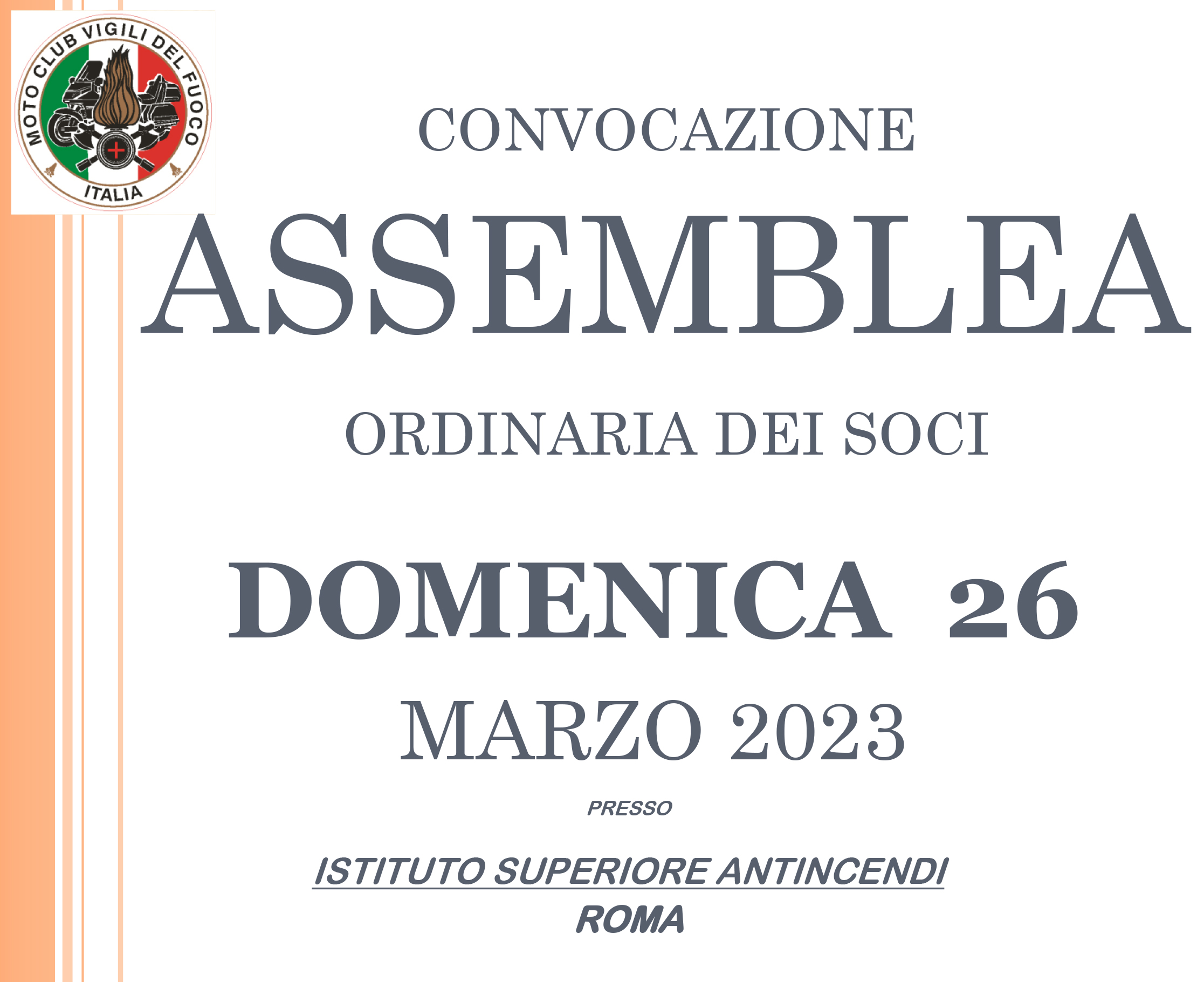 Assemblea Nazionale dei Soci – 26 Marzo 2023